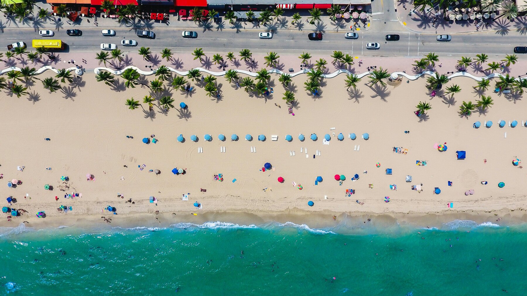 Aerial view of the Florida coast — Fort Lauderdale, where 5 Kings Marketing started in 2009